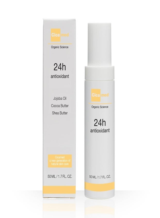 Cicamed 24h Antioxidant Moisturizer for Dry Skin, Organic Science - Image 1